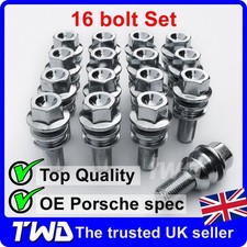 16x WHEEL BOLTS FOR PORSCHE