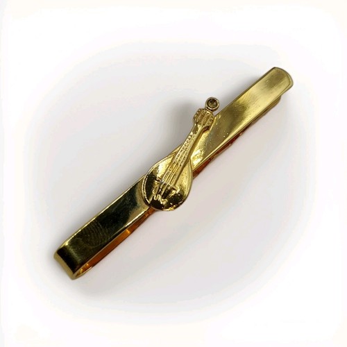 Vintage gold plated tie - vintage,