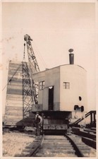 RAILWAY CRANE ~ A VINTAGE REAL PHOTO POSTCARD #2523113