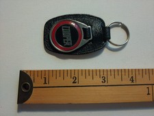 *70S RARE MINI COOPER  KEYCHAIN RING LEATHER PORTE CLEF RENAMEL CAR AUTOMOBILE *