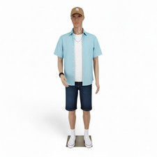 Full Body Male Mannequin Shop Window Display Dummy Retail Dresmaker Man 183cm UK