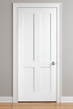 Internal White London 4 Panel Door Available In Glazed, Fire Door Or Standard