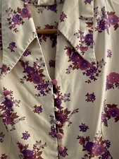 Vintage Retro Dagger Collar Shirt