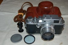 Zorki-3 Vintage 1954 Soviet Rangefinder Camera, Jupiter-8 Lens. 547342. UK Sale