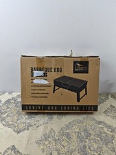 AGM Charcoal Barbecue, Portable Foldable BBQ Grill, Table Charcoal BBQ for Picni