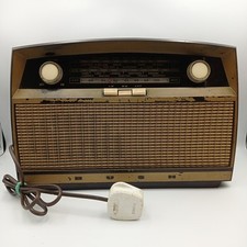 Vintage Bush VHF 80 Valve Radio 1960's - Not Working for Parts No Power