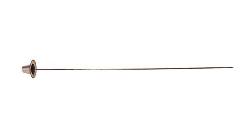 Solid silver hat pin - solid,