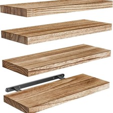 Floating shelves wooden wall - shelves,