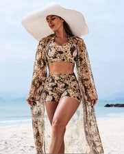 BRANDNEW & UNWORN ( LADIES  BRONZE  TAN  3  PIECE  BIKINI  SET ) FREE POST