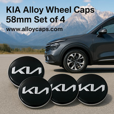 KIA Picanto 58mm Black Wheel
