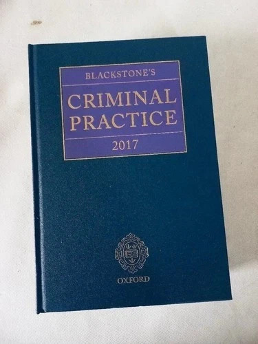 Oxford blackstone criminal - blackstone's,