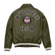 ARMY GREEN MEN'S AVIREX REAL