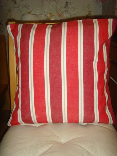 Red cream regency - regency, stripe