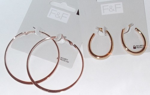 Pairs earrings rose gold - 2,