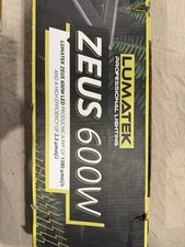 Lumatek Zeus 600W LED Grow light producing a PPF OF 1380 UMOL/J