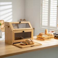 Large bread bin bamboo layer - large,