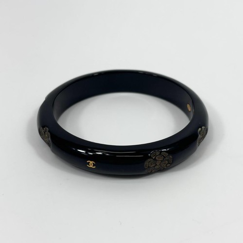 Chanel vintage bangle camellia - chanel,