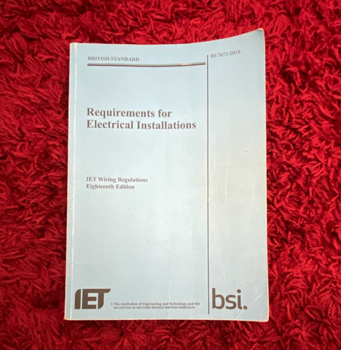 Iet wiring regulations - wiring,