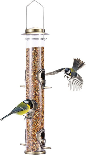 Metal bird feeder tube hanging - bird,