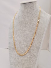 22ct Gold Rope Chain. 26.4g