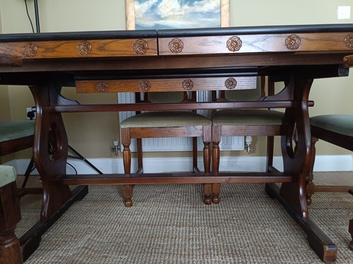 Solid wood table - wood, 6