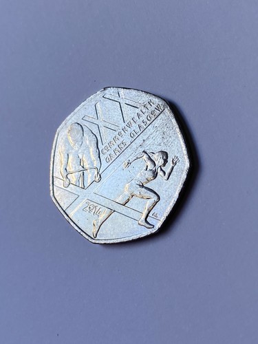 Commonwealth games glasgow 50p - commonwealth,