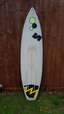Surfboard 6'5" 19' 1'1/4" FCSII Thruster Squash  Visionary - Very Good Condition