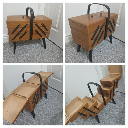 Vintage folding wooden - vintage,