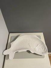 Vintage Large Olfaire Fish Serving Platter. Made In Portugal Ceramic Length 32cm
