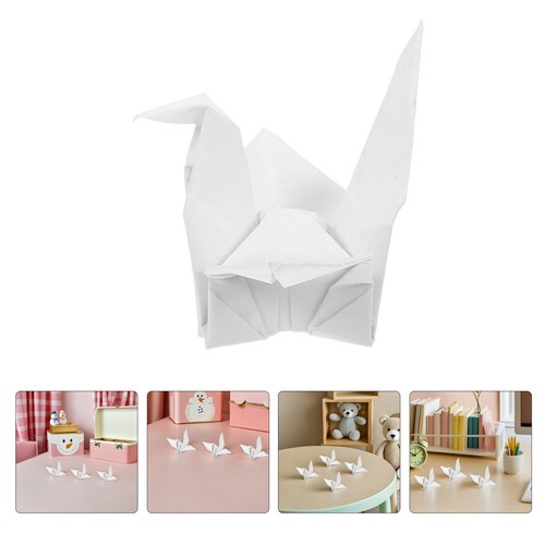 100 pcs white - origami, handmade