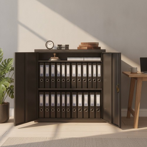 Black steel office - office, storage