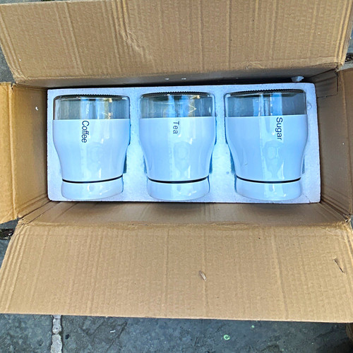 Coffee tea sugar canister - tea,