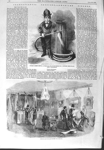 Original old antique print - antique,
