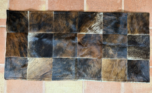 Patchwork cowhide area - patchwork,