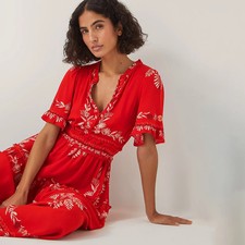 Monsoon Lenora Print Midi