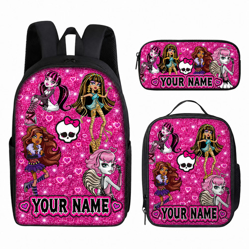 Custom name monster high - name, set