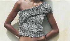 BNWT Zara One Shoulder Chunky