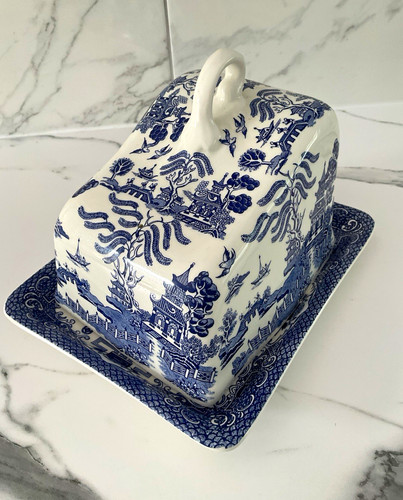 Regal blue white ceramic - &,