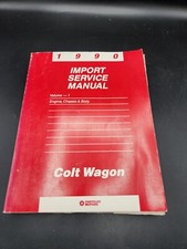 1990 Dodge Chrysler Colt Wagon Import Service Manual Volume 1 