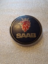 Saab Boot Rear Trunk Badge Emblem 93 9-3 Saloon Years 03-10 12785871 2 Pin Blue