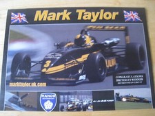 MARK TAYLOR BRITISH F3 WINNERS