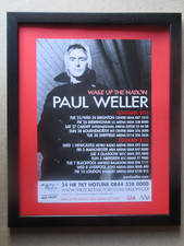 Paul Weller concert flyer