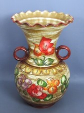 Large terracotta vase with - vase,