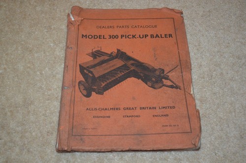 Dealer parts catalogue allis - dealer,