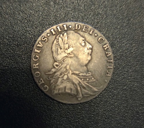 1787 sixpence george iii - 1787, good