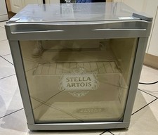 Stella Artois Huskey Home Chiller Mini Fridge HC40 50L Silver. Fully functional.