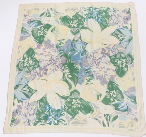 Jaeger floral silk scarf - floral,
