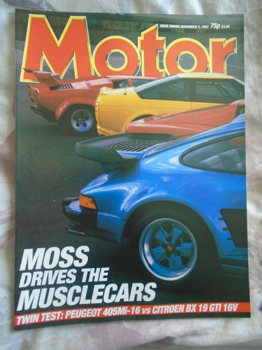 Motor nov 1987 peugeot - nov, 405