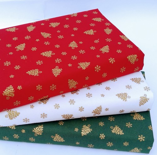 Christmas tree fabric - christmas, sewing