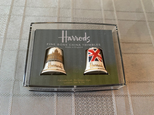 Harrods china thimbles - , in